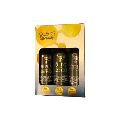 Kit óleos essenciais finalizadores – 3 unidades Cosmesan